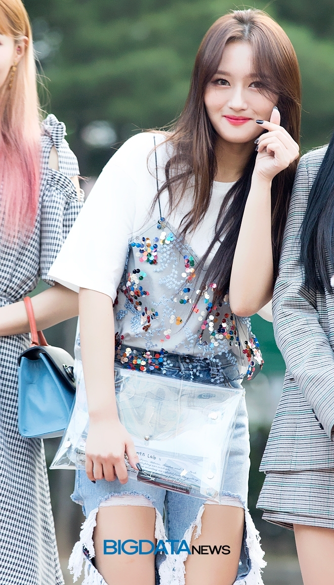 드림캐쳐 시연, 뮤직뱅크 출근길 현장