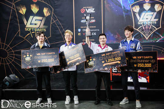 [포토[ VSL 소프트 다트 수상자들