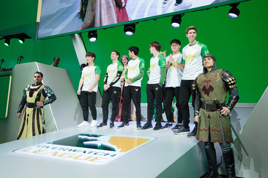 스테이지4에서 7연승을 달린 LA 발리언트.(사진=블리자드 제공)