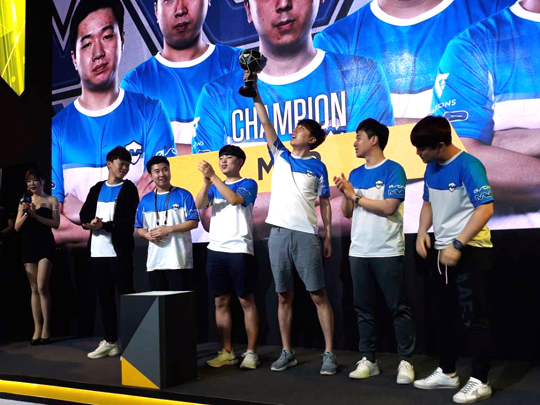 조텍컵 마스터 아시아에서 우승한 MVP PK.(사진=MVP 공식 SNS 발췌)