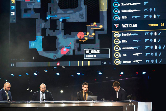 E리그 CS:GO 중계에 사용된 쉐도우.