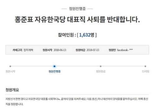 ⓒ 청와대 홈페이지 국민청원 게시판 화면