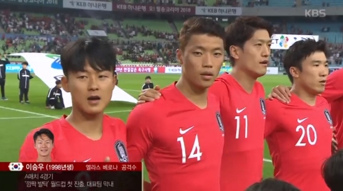 ⓒ KBS 2018 러시아 월드컵 중계 화면