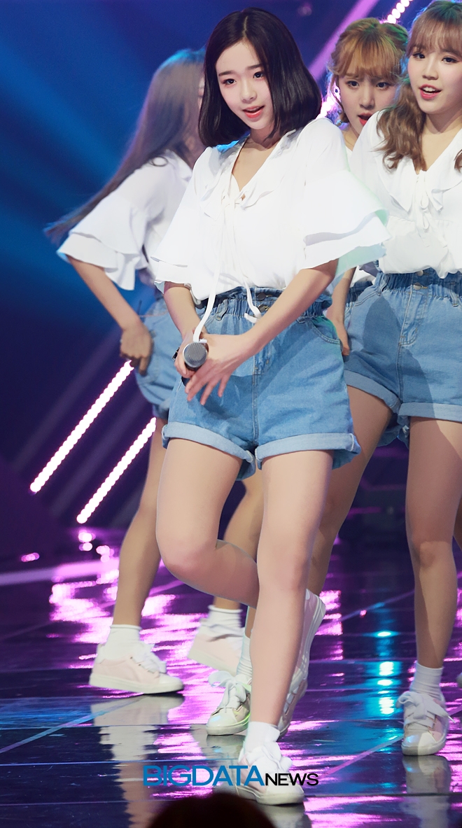 버스터즈 채연, MBC MUSIC '쇼 챔피언' 생방송 현장