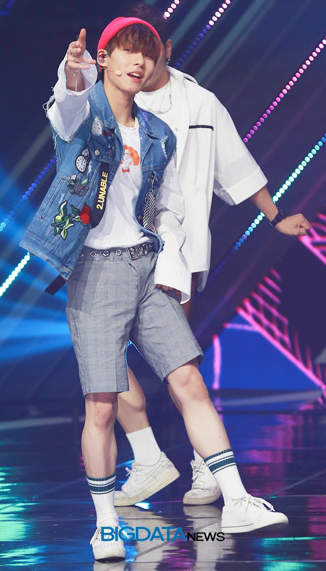 우진영, MBC MUSIC '쇼 챔피언' 생방송 현장