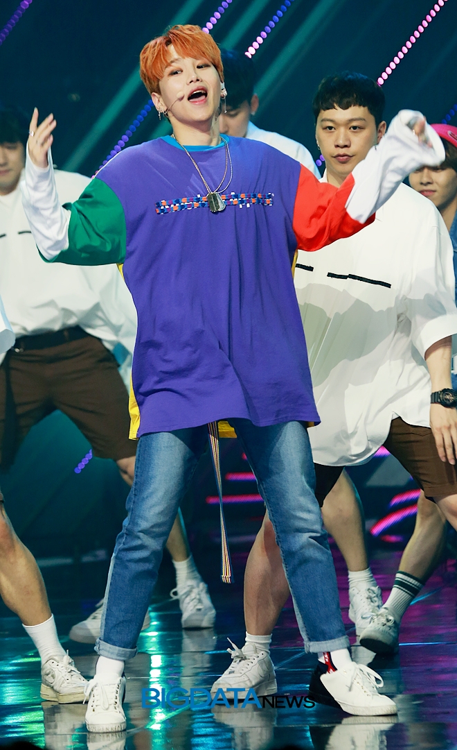 김현수, MBC MUSIC '쇼 챔피언' 생방송 현장