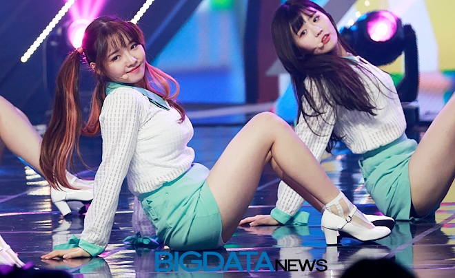 프로미스나인 노지선, MBC MUSIC '쇼 챔피언' 생방송 현장
