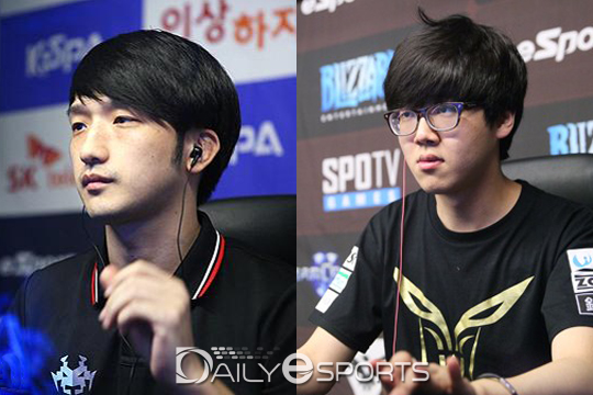 문성원(왼쪽)과 원이삭.