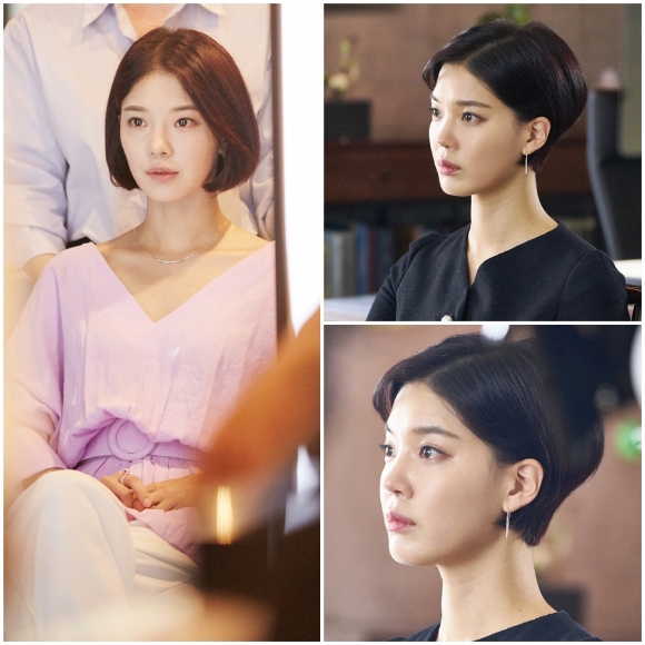 '멈추고 싶은 순간: 어바웃타임' 임세미, 단발 →'흑발 숏커트'파격 변신 매혹美 폭발 흑발 비주얼 변모 현장…'각성 수봉' 센 언니 능력치 업그레이드