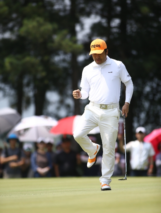 최종라운드 우승 경쟁에 합류했던 최호성. 사진=KPGA 제공