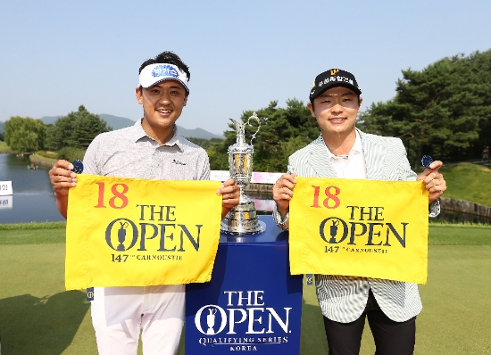 2018 한국오픈 준우승자 박상현과 우승자 최민철이 디오픈 출전을 확정지었다. 사진=KPGA 제공