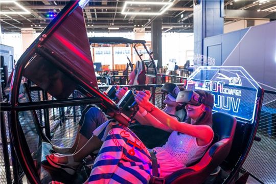 GPM의 대형 VR 테마파크 프랜차이즈 '몬스터 VR' 송도점 전경.