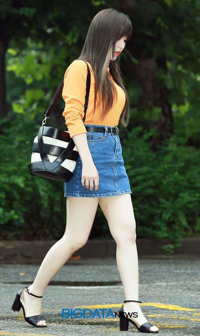 레드벨벳 웬디, KBS 2TV 음악방송 '뮤직뱅크' 리허설 현장