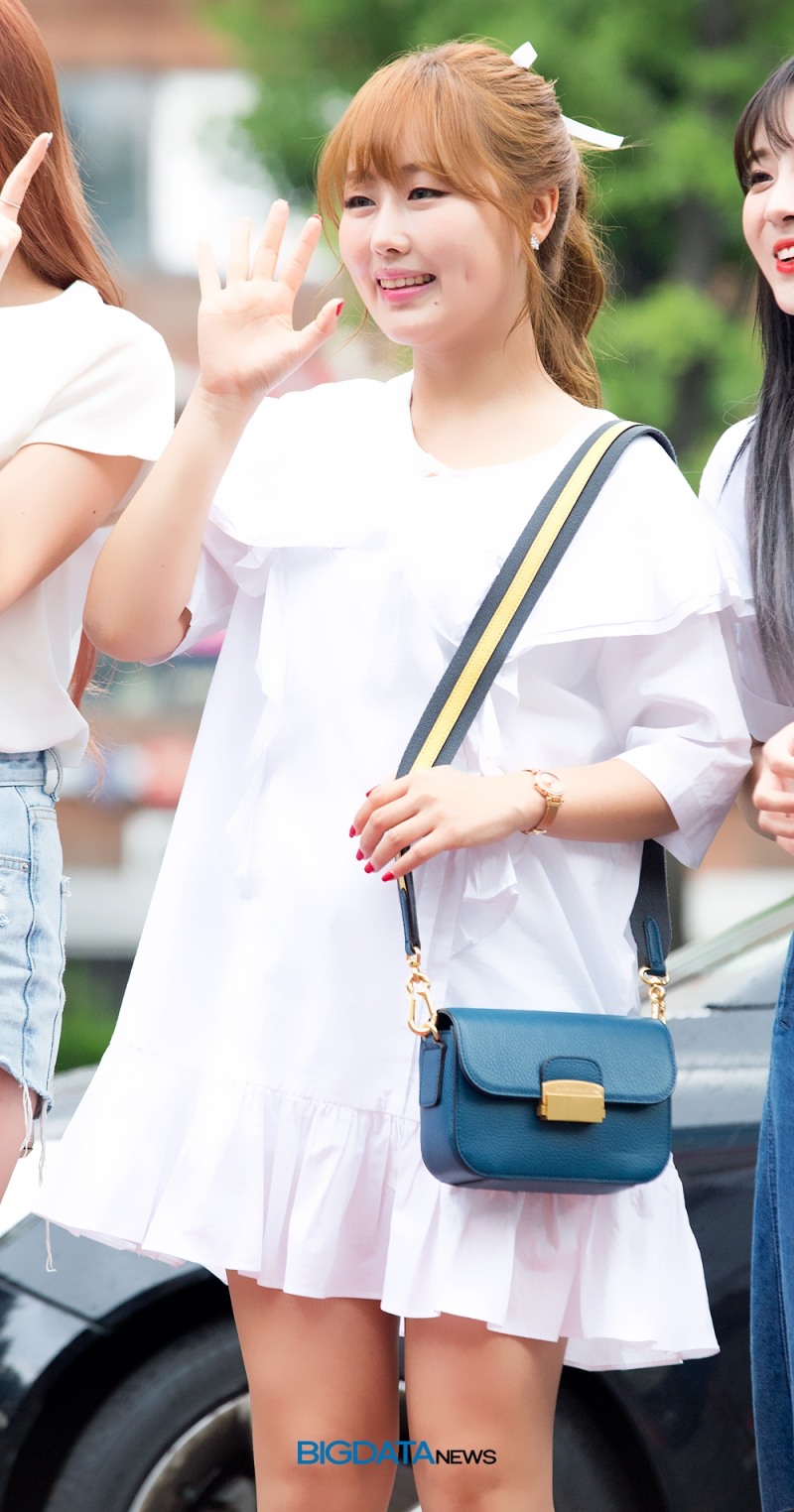 러블리즈 베이비소울, KBS 2TV 음악방송 '뮤직뱅크' 리허설 현장