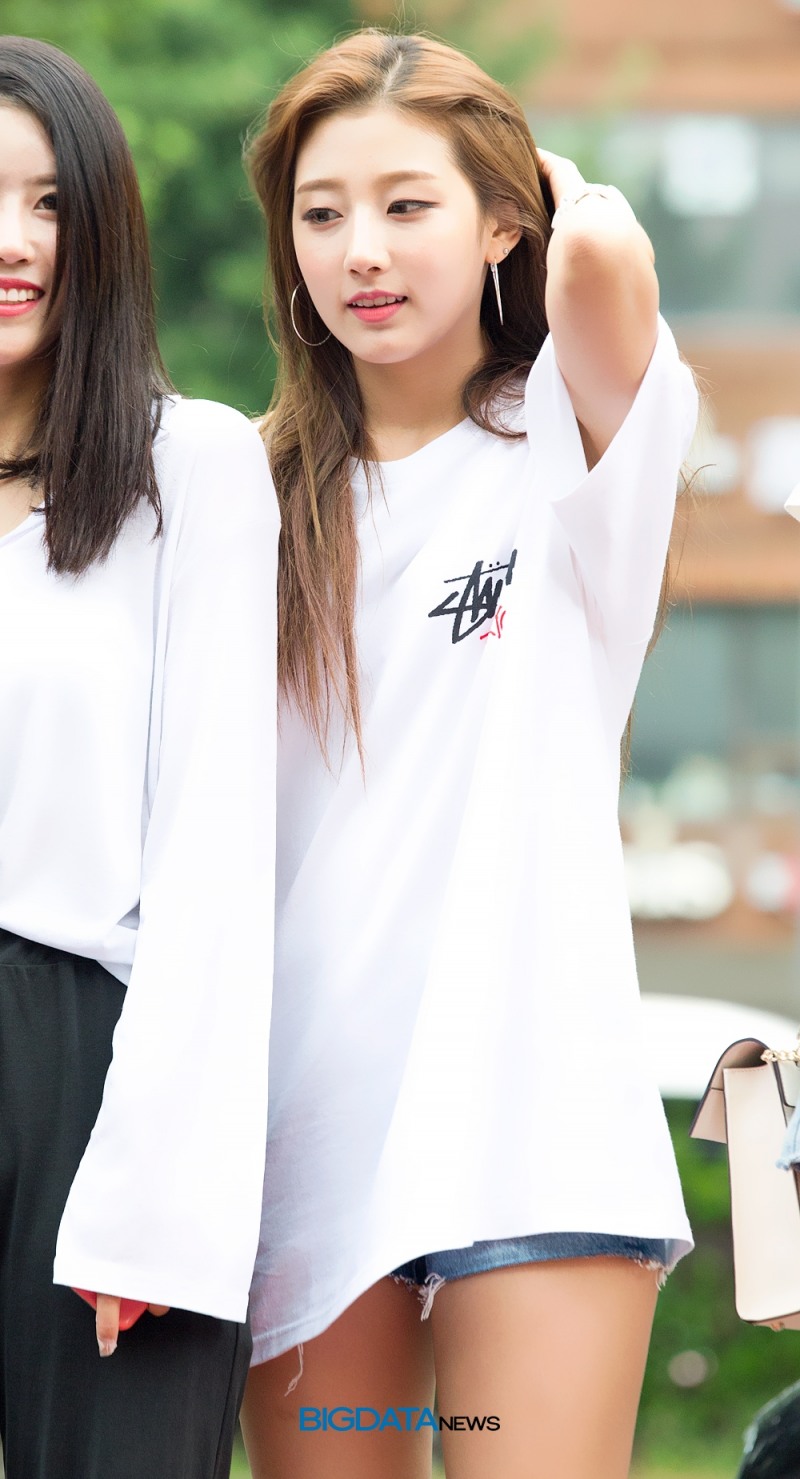 러블리즈 정예인, KBS 2TV 음악방송 '뮤직뱅크' 리허설 현장