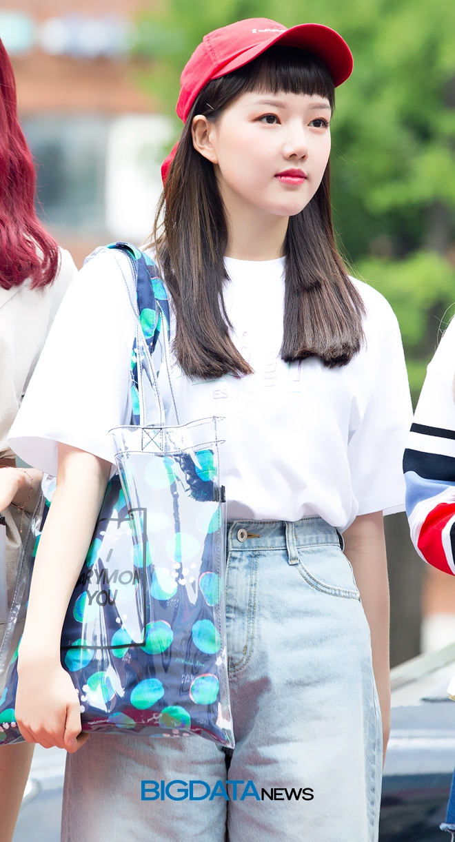 여자친구 예린, KBS 2TV 음악방송 '뮤직뱅크' 리허설 현장