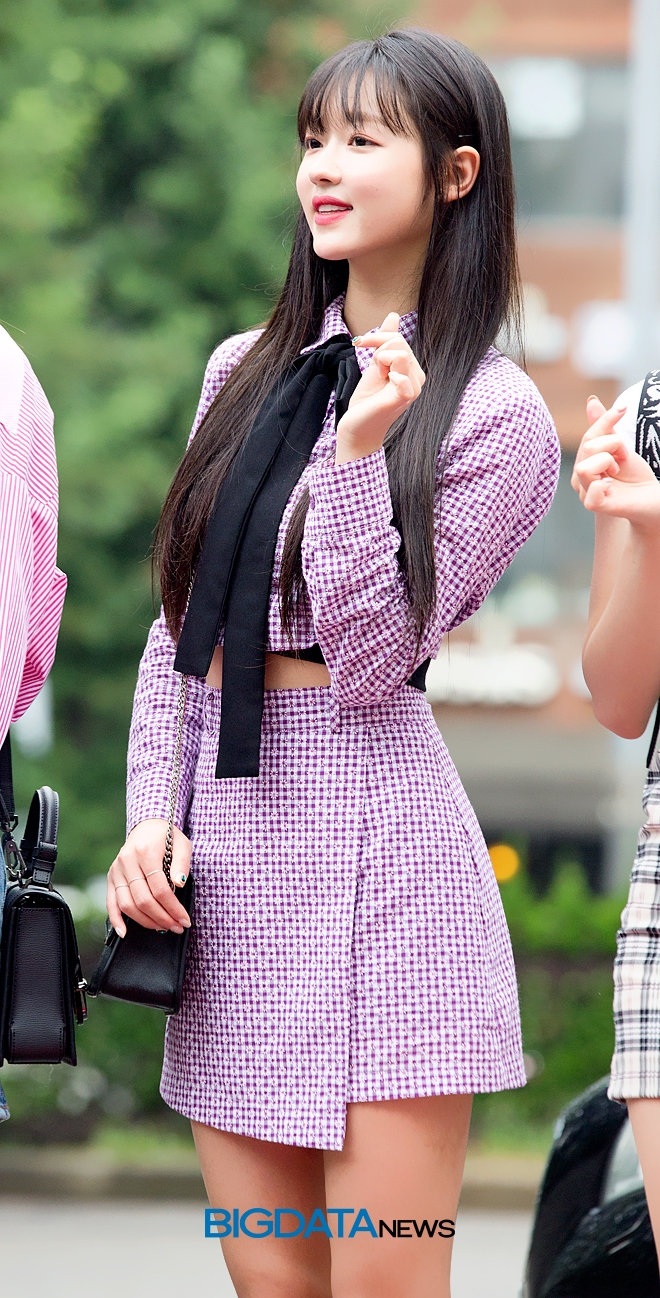 오마이걸 유아, KBS 2TV 음악방송 '뮤직뱅크' 리허설 현장
