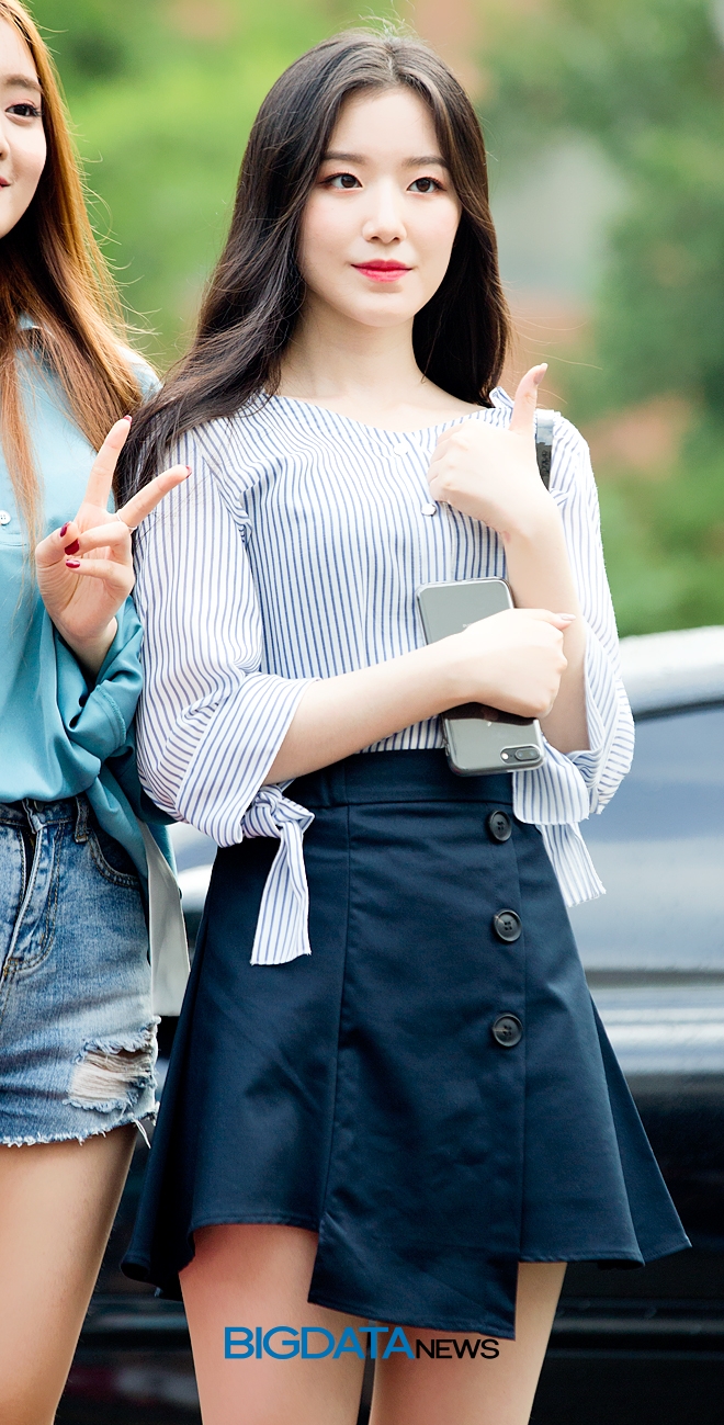 여자아이들 민니, KBS 2TV 음악방송 '뮤직뱅크' 리허설 현장