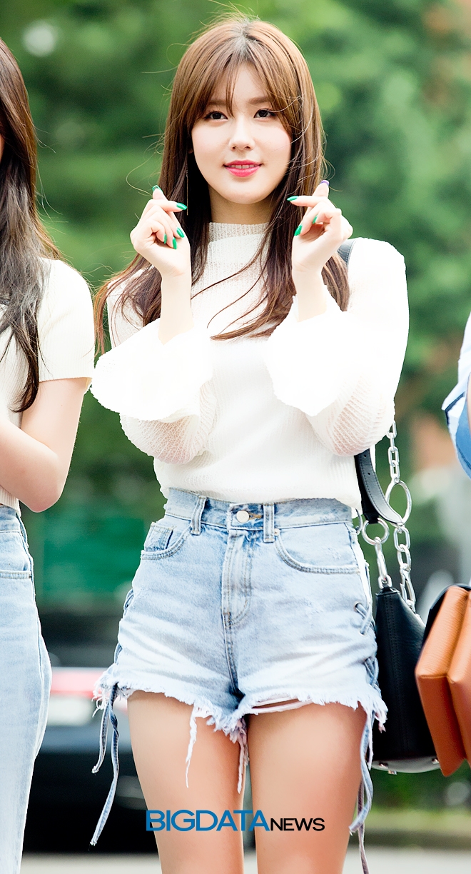 여자아이들 미연, KBS 2TV 음악방송 '뮤직뱅크' 리허설 현장