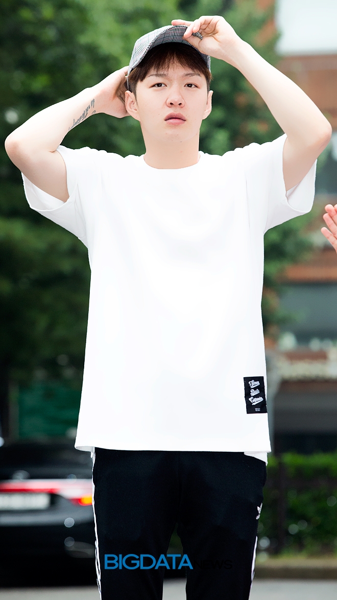 비투비 이창섭, KBS 2TV 음악방송 '뮤직뱅크' 리허설 현장