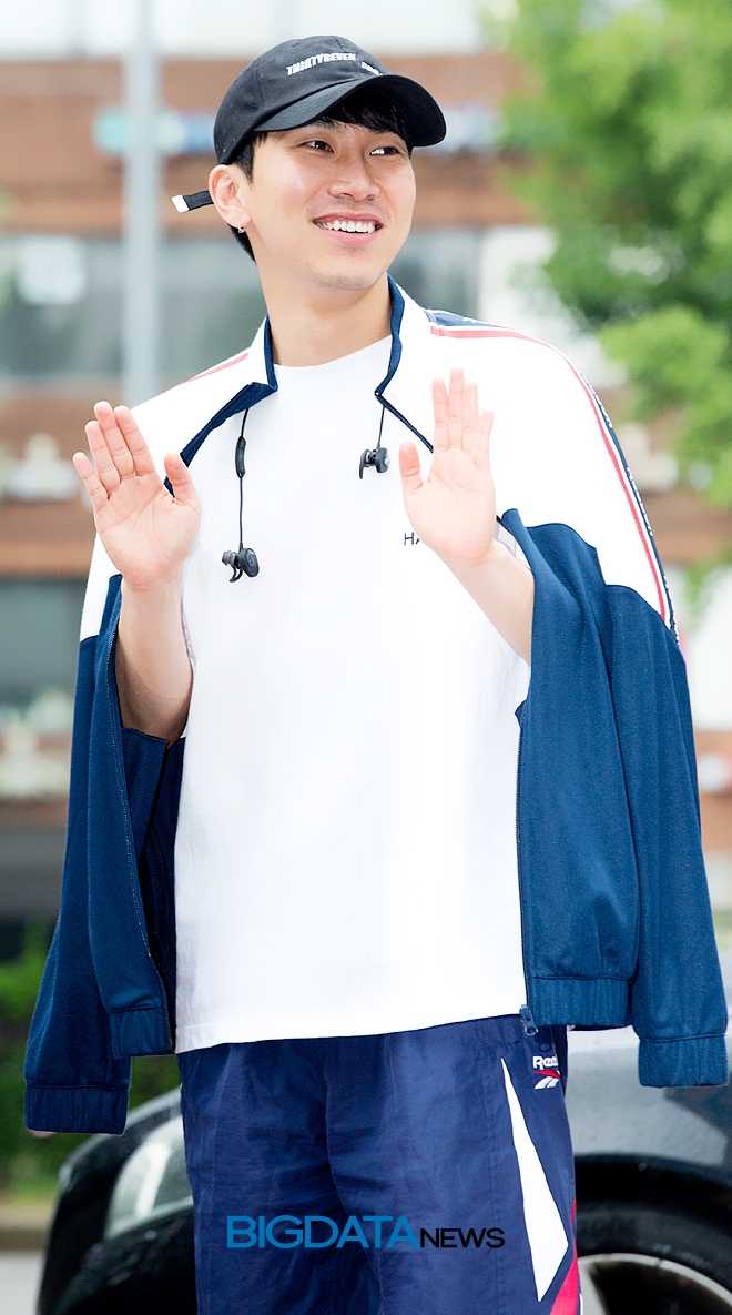 비투비 서은광, KBS 2TV 음악방송 '뮤직뱅크' 리허설 현장