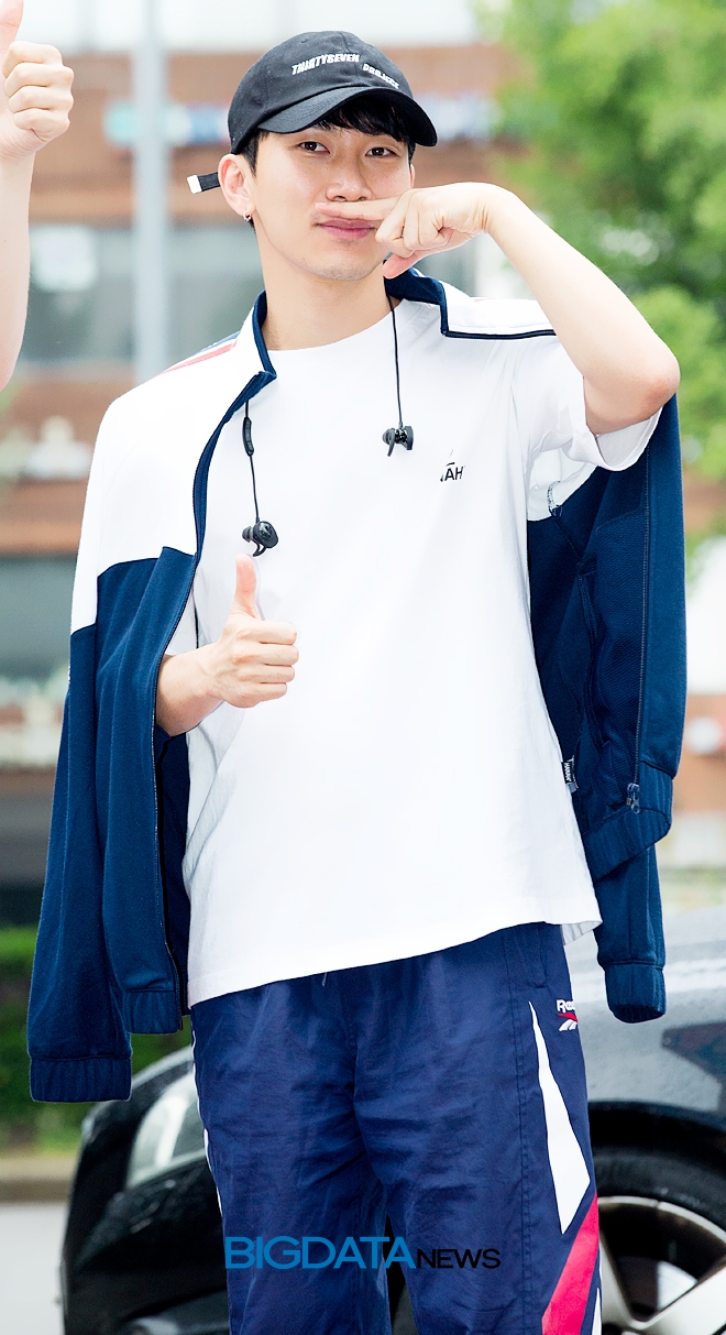비투비 서은광, KBS 2TV 음악방송 '뮤직뱅크' 리허설 현장