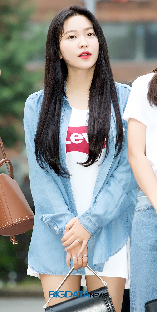 레드벨벳 예리, KBS 2TV 음악방송 '뮤직뱅크' 리허설 현장