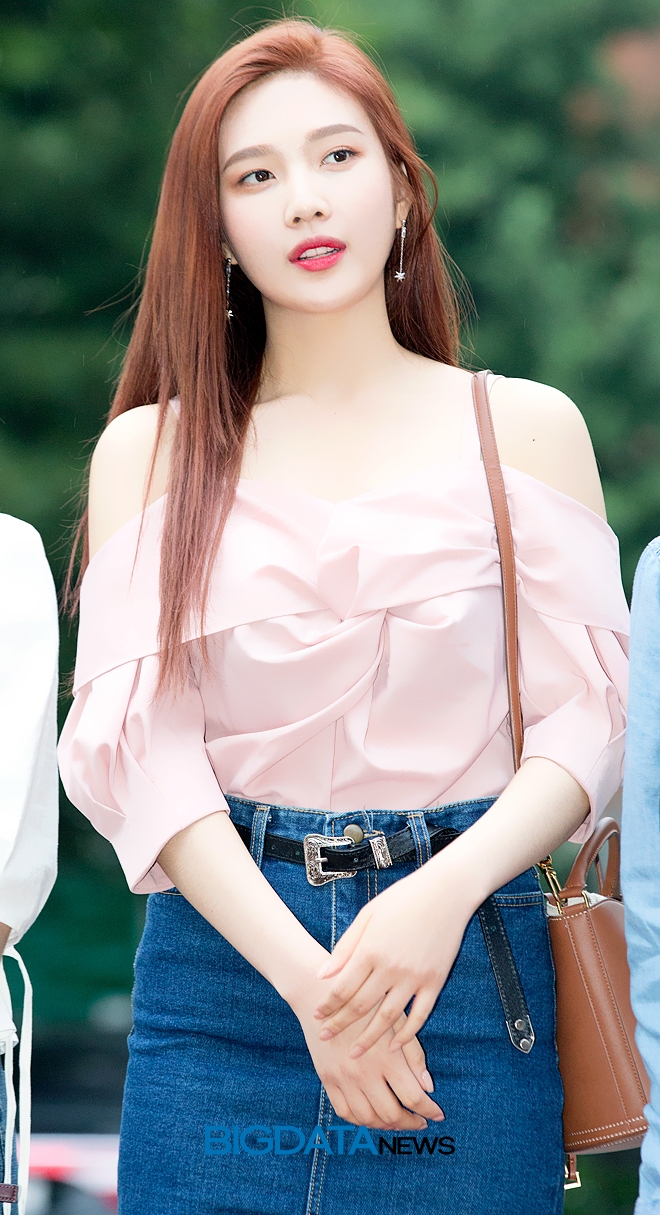 레드벨벳 조이, KBS 2TV 음악방송 '뮤직뱅크' 리허설 현장