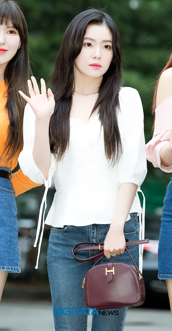 레드벨벳 아이린, KBS 2TV 음악방송 '뮤직뱅크' 리허설 현장