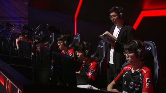 에드워드 게이밍. (사진=리프트 라이벌즈 중계 캡처)