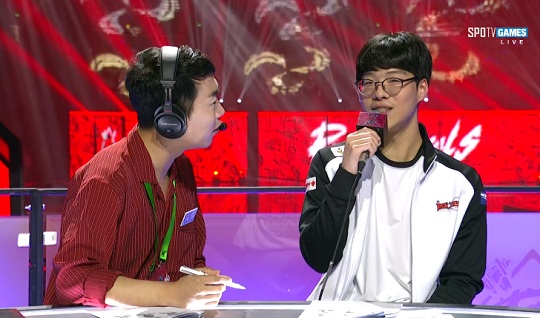 '스멥' 송경호. (사진=리프트 라이벌즈 중계 캡처)