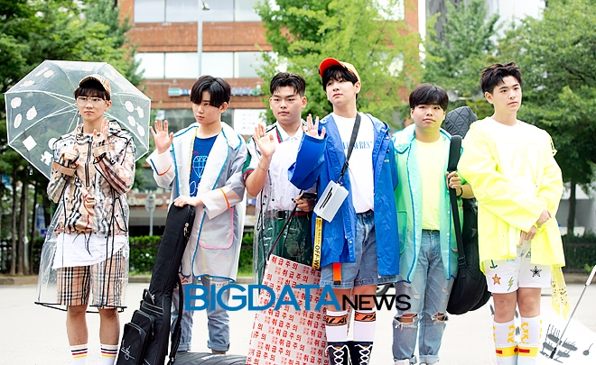 더 이스트라이트, KBS 2TV 음악방송 '뮤직뱅크' 리허설 출근길 현장