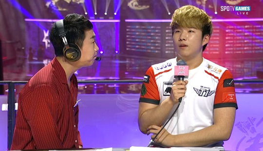 SK텔레콤 T1의 '트할' 박권혁. (사진=리프트 라이벌즈 중계 캡처)