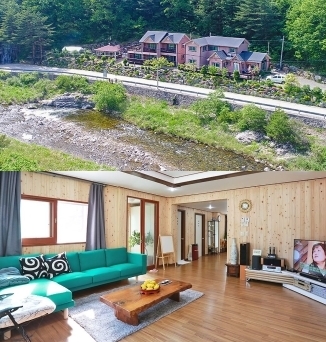 계곡에서 보내는 시원한 여름휴가, 양양 펜션 '법수치폭포펜션'