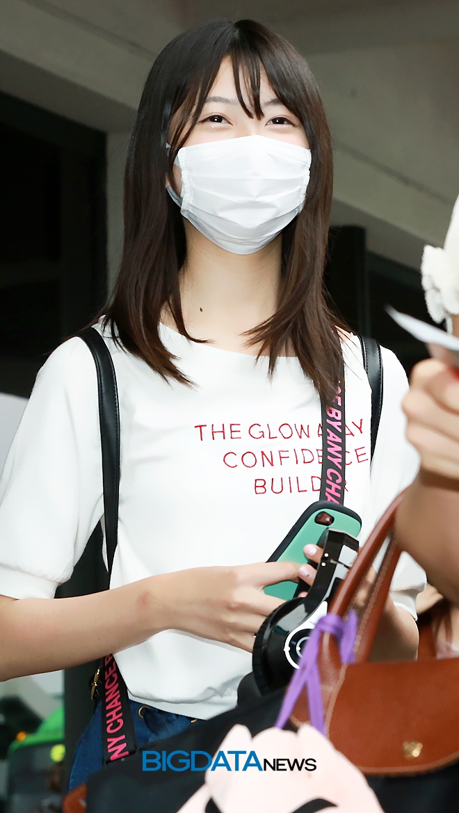 AKB48 치바 에리이, 김포국제공항 입국