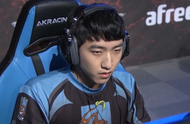 ◇루트 게이밍 김준호(사진=아프리카TV 생중계 화면 캡처).