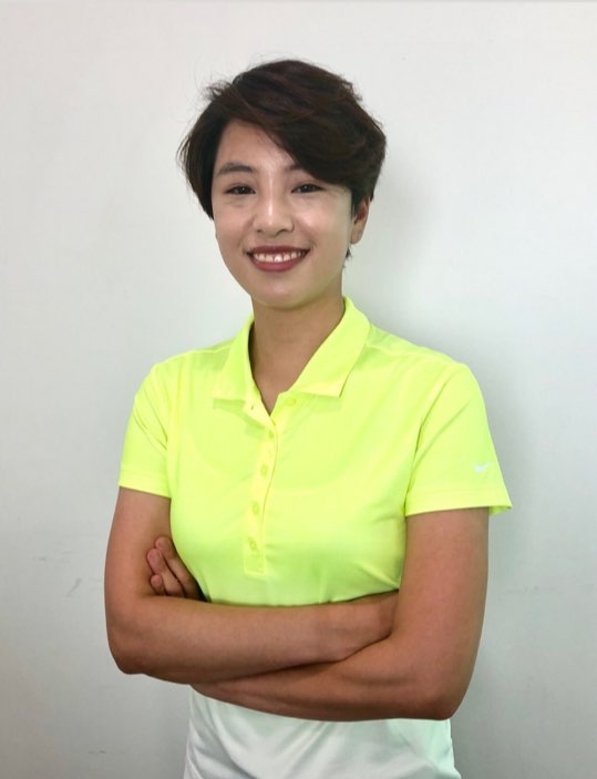 투어프로에서 교습가로 변신한 강현서(양산 더그레이스) 프로. 투어무대 경험을 바탕으로 실전레슨을 소개하고 있다. 사진제공_강현서