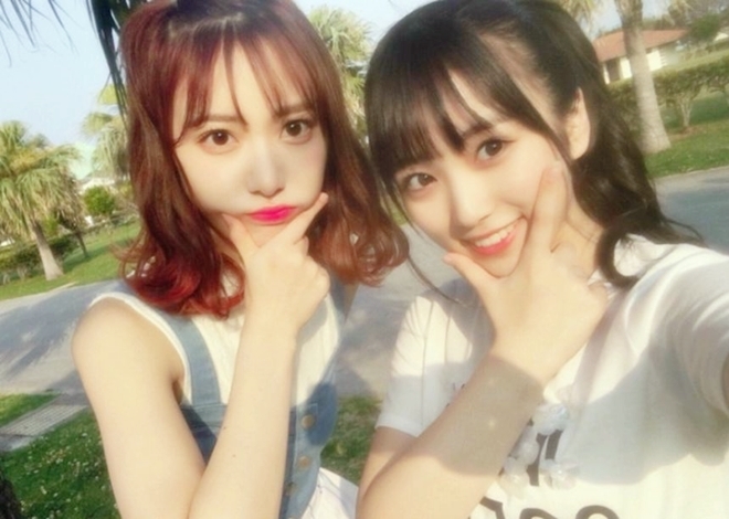 HKT48의 미야와키 사쿠라-야부키 나코