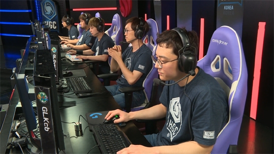 슈퍼노바를 3대2로 꺾은 글럭.(사진=HGC 중계 캡처)
