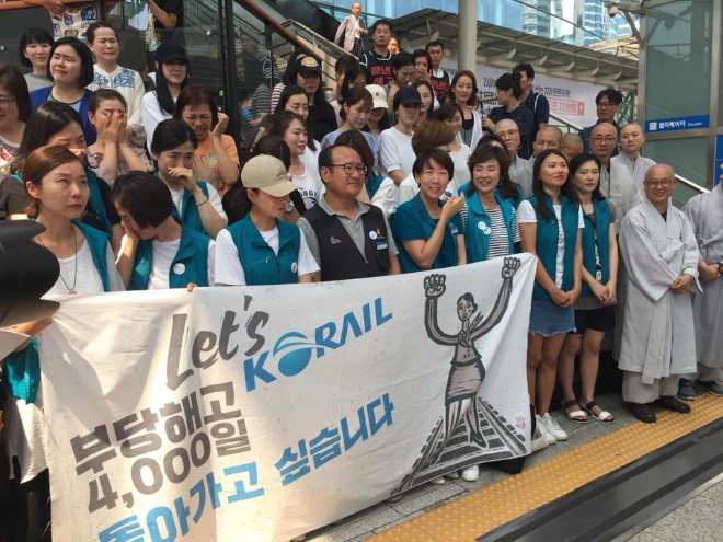 (사진=KTX해고승무원 페이스북)