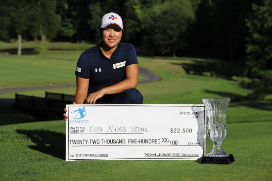 성은정 LPGA 2부 투어 우승...1부 투어 직행 청신호