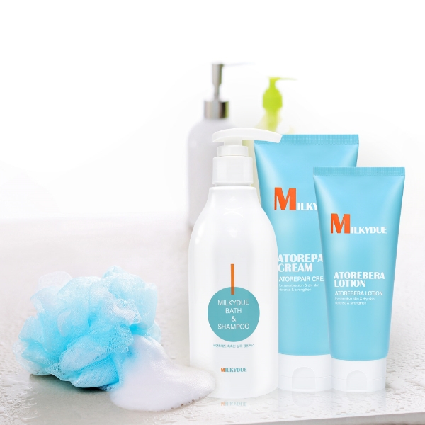 여름 아토피, 땀띠 관리를 위한 유아화장품 아기로션 ‘밀키두’