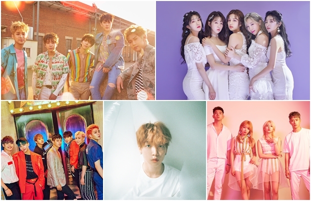 Mnet '엠카운트다운' 컴백 출연진들