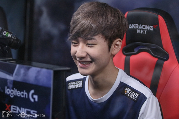 킹존 드래곤X의 정글러 '피넛' 한왕호.