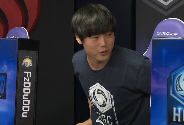 페이즈2 첫 승을 차지한 펠리즈. (사진=HGC KR 중계 캡처)