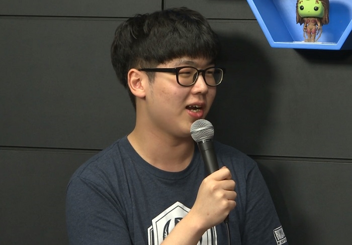 펠리즈의 '하난타' 장욱. (사진=HGC KR 중계 캡처)