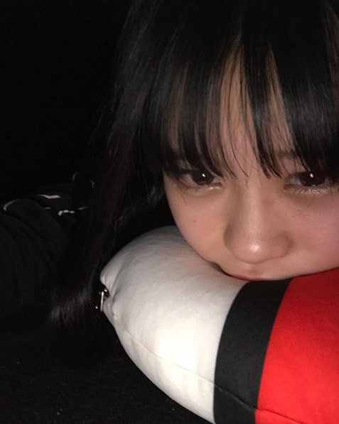 '프로듀스48'의 무라카와 비비안 SNS 캡쳐