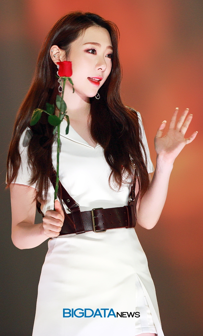 우주소녀 유연정, '2018 코리아 뮤직 페스티벌' 현장