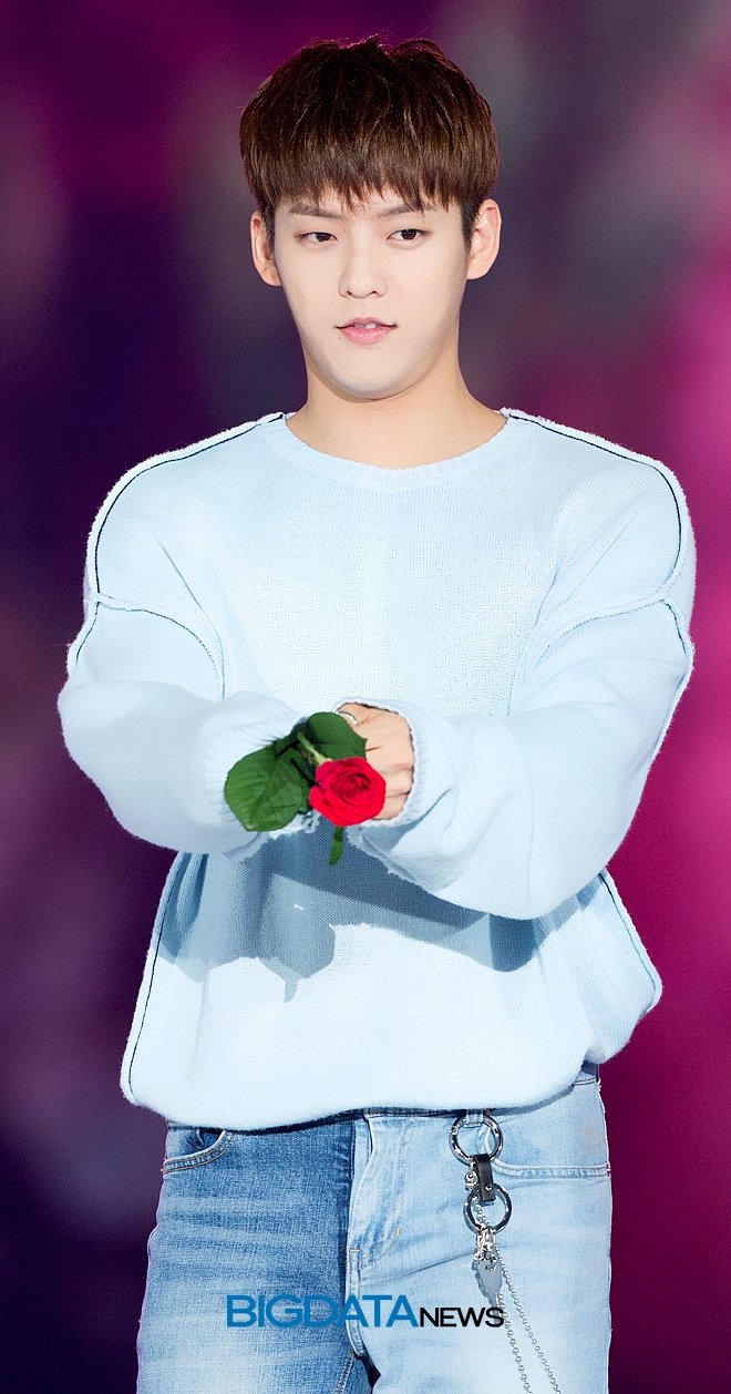 비투비 이민혁, '2018 코리아 뮤직 페스티벌' 현장