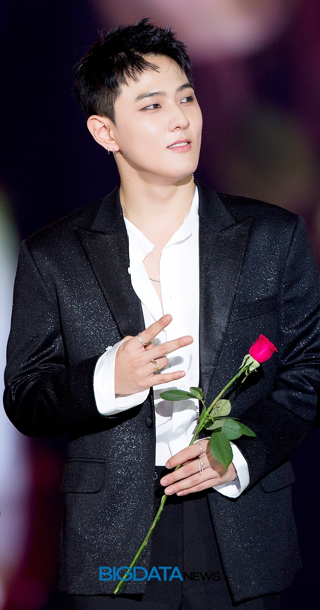 아이콘 김동혁, '2018 코리아 뮤직 페스티벌' 현장